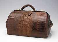 Crocodile-skin bag